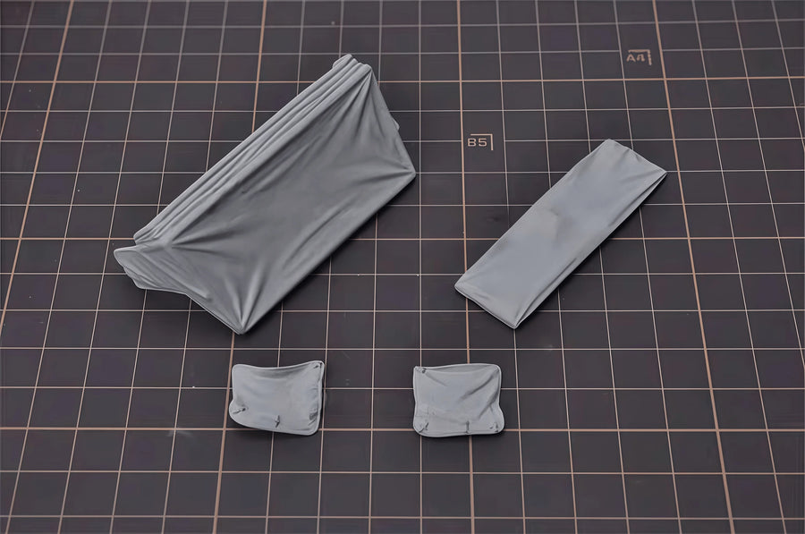 WWII German Military Staff Car/Light Utility Vehicle 1/35 Resin Kit - resin model view 2