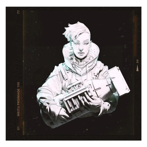 Cyberpunk Anime Character Bust — 1/10 Resin Bust