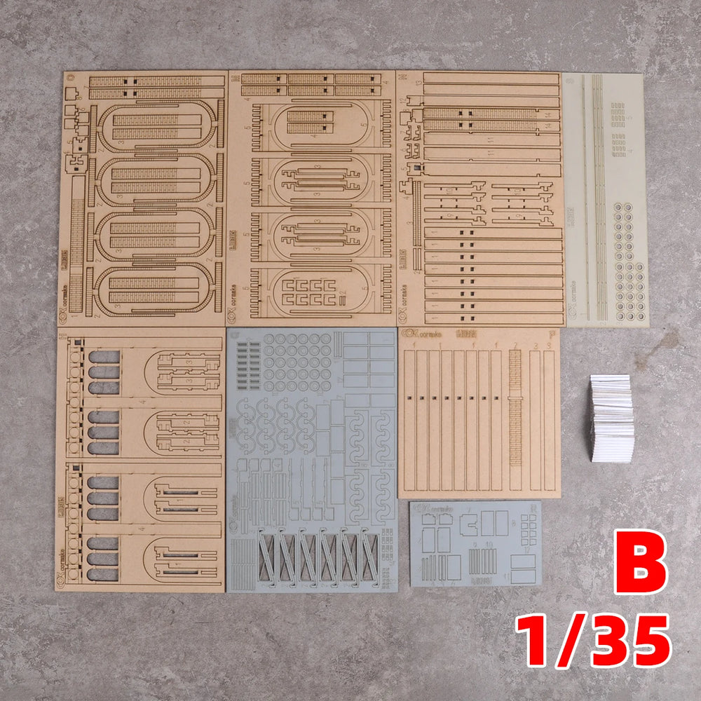 1/35 Railway Station & Bungalow, Resin Model Diorama Kit, Historical Theme, Unassembled and Unpainted