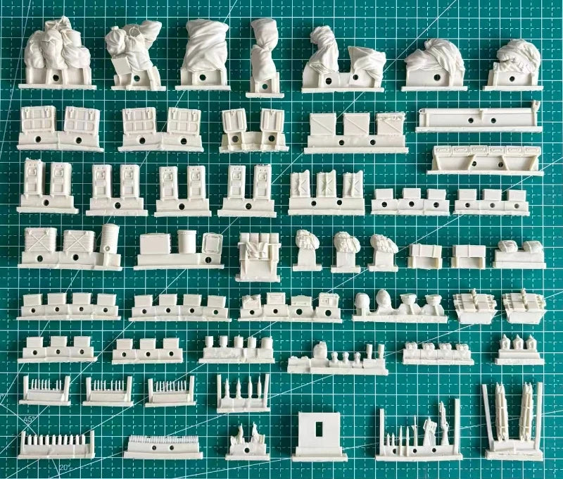 1/35 Vietnam War US M48A3 Patton Tank Stowage, Resin Model Vehicle Kit, Unassembled and Unpainted