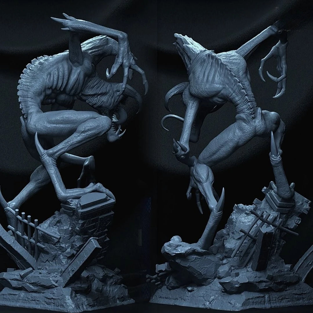 Horror Creature Demon, Resin Model Figure Kit, Fantasy Theme, Unassembled and Unpainted