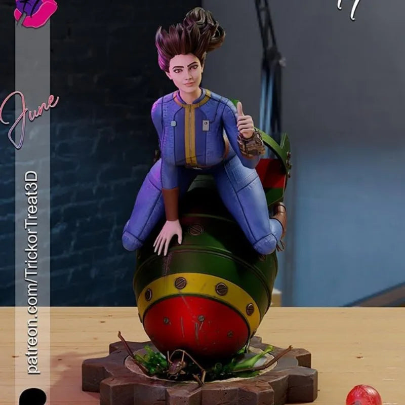 1/24 Radiation Luxi, Resin Model Figure Kit, Fantasy Theme, Unassembled and Unpainted