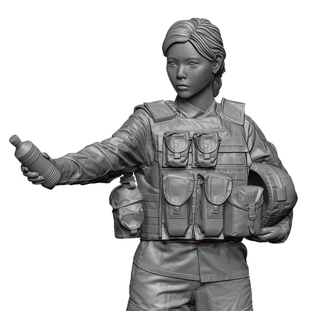 1/35 Modern Tactical Squad with Chest Rigs, 3 Figures, Resin Model Figure Kit, Unassembled and Unpainted