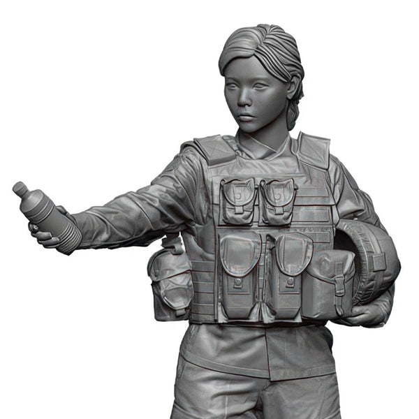 1/35 Modern Tactical Squad with Chest Rigs, 3 Figures, Resin Model Figure Kit, Unassembled and Unpainted