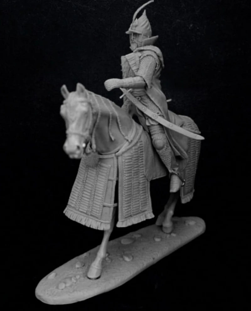 1/32 WWI Russian Cavalry Commander, Resin Model Figure Kit, Unassembled and Unpainted