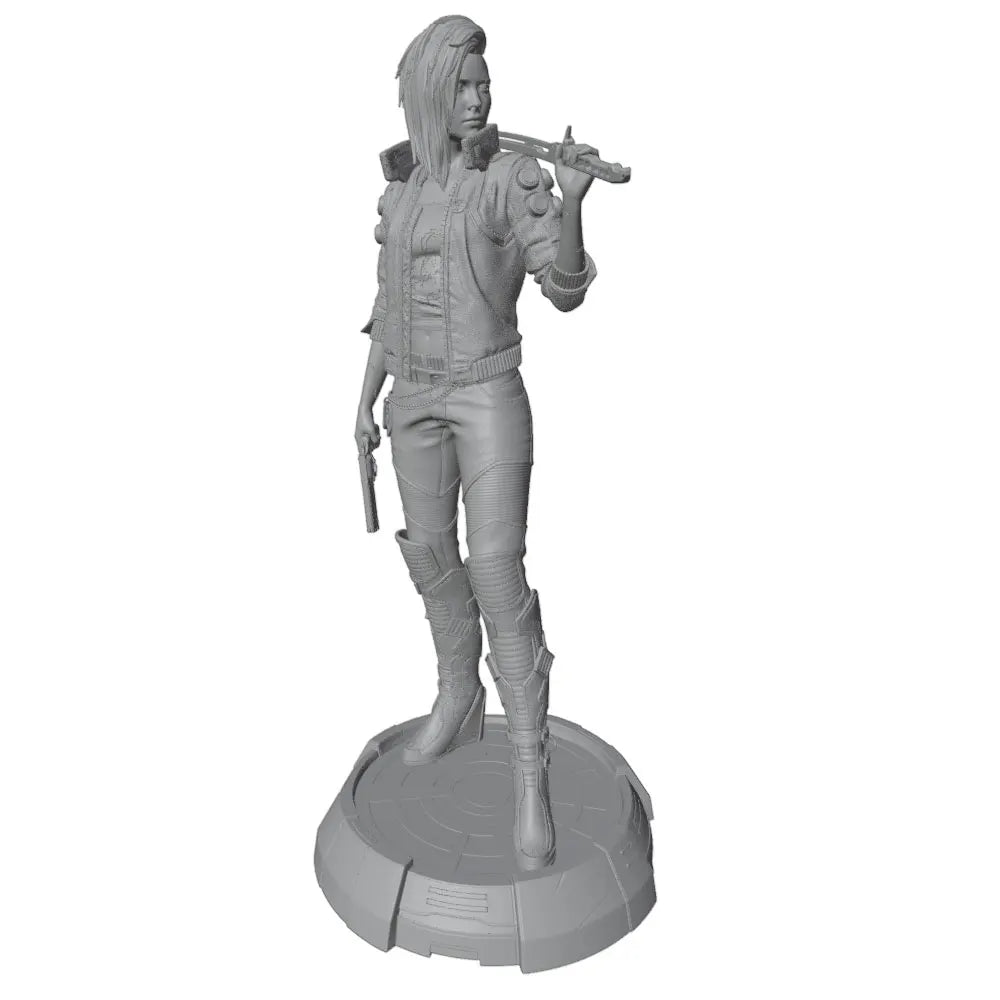 1/24 Tactical Trooper with Rifle, Resin Model Figure Kit, Sci-Fi Theme, Unassembled and Unpainted