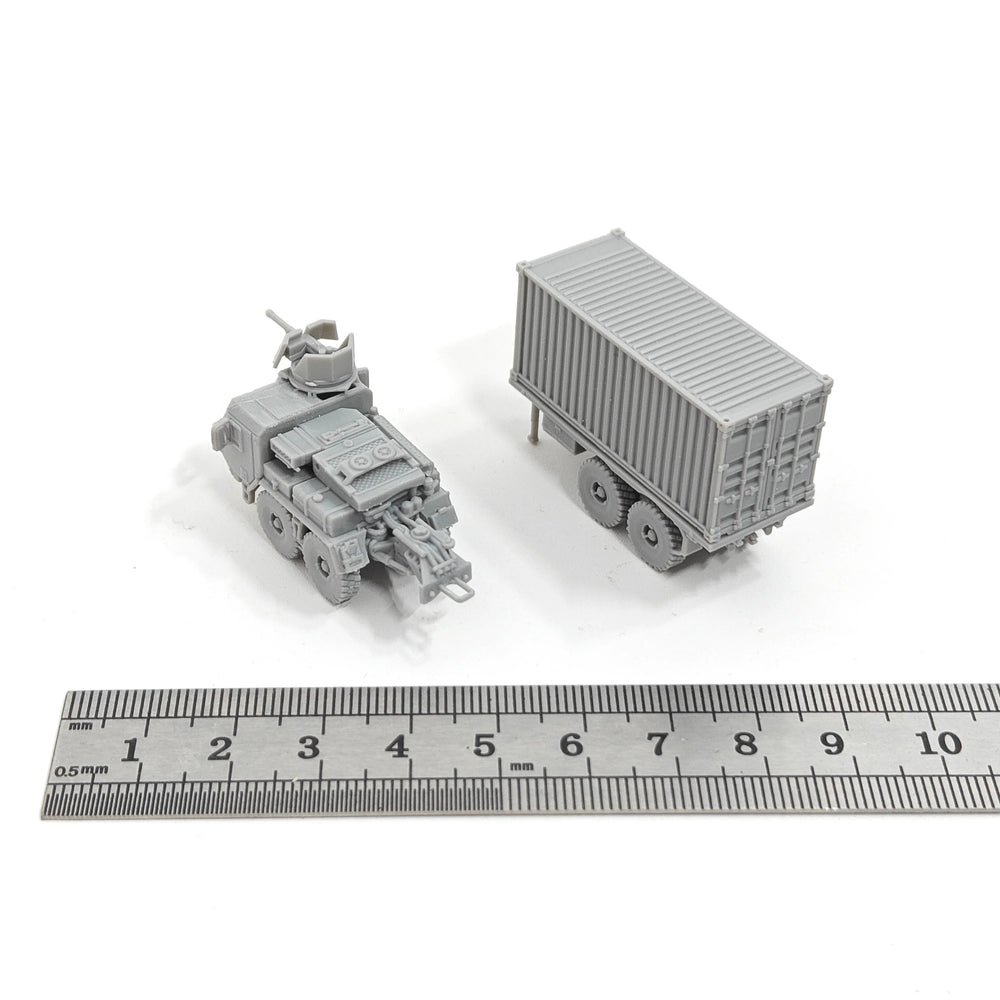 1/144 Modern M977 HEMTT Heavy Truck, Resin Model Vehicle Kit, Unassembled and Unpainted