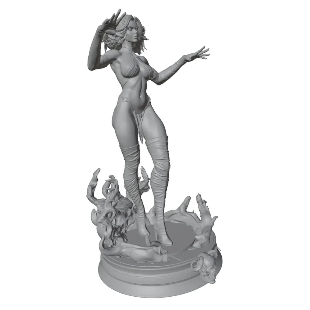 1/24 1/24 Anime Warrior, Resin Model Figure Kit, Anime Theme, Unassembled and Unpainted