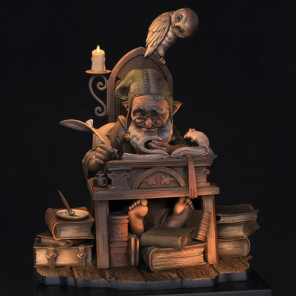 75mm The Storyteller, Resin Model Figure Kit, Fantasy Theme, Unassembled and Unpainted