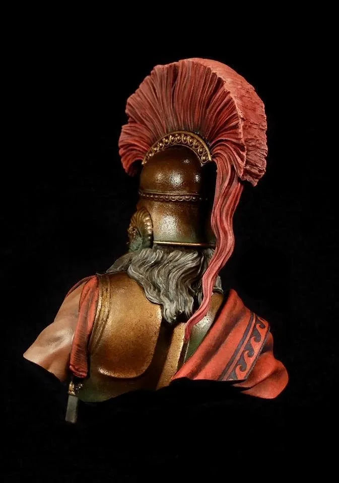 1/10 Ancient Greco-Roman General, Resin Model Bust Kit, Unassembled and Unpainted