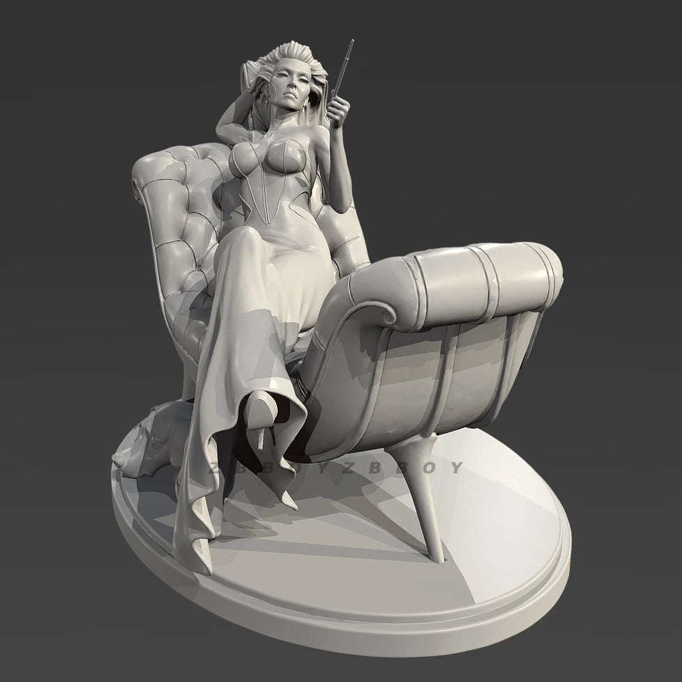 90mm Classic Pin-up, Resin Model Figure Kit, Unassembled and Unpainted