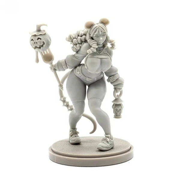 38mm Anime Female Fantasy Warriors, 2 Figures, Resin Model Figure Kit, Unassembled and Unpainted