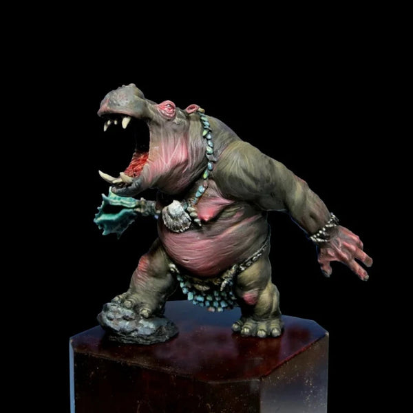 70mm Troll Warrior, Resin Model Figure Kit, Fantasy Theme, Unassembled and Unpainted