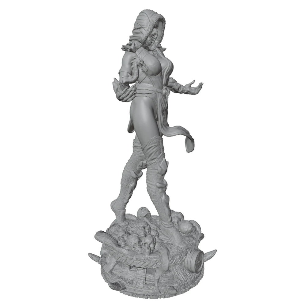 1/24 Armored Warrior, Resin Model Figure Kit, Anime Theme, Unassembled and Unpainted