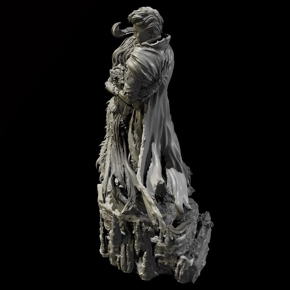 75mm Priestess, Resin Model Figure Kit, Fantasy Theme, Unassembled and Unpainted
