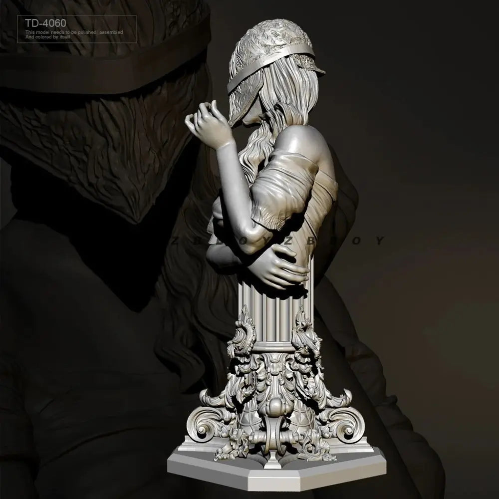 55mm Queen, Resin Model Bust Kit, Fantasy Theme, Unassembled and Unpainted
