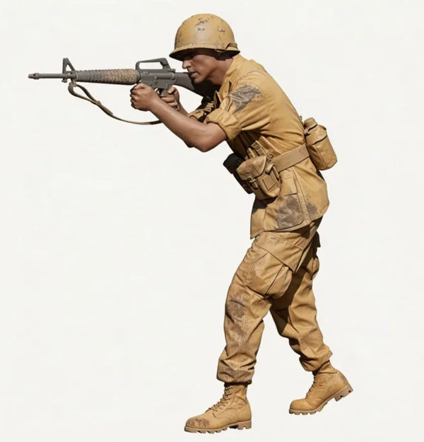 1/35 WWI Soldier Variants, 3 Figures, Resin Model Figure Kit, Unassembled and Unpainted