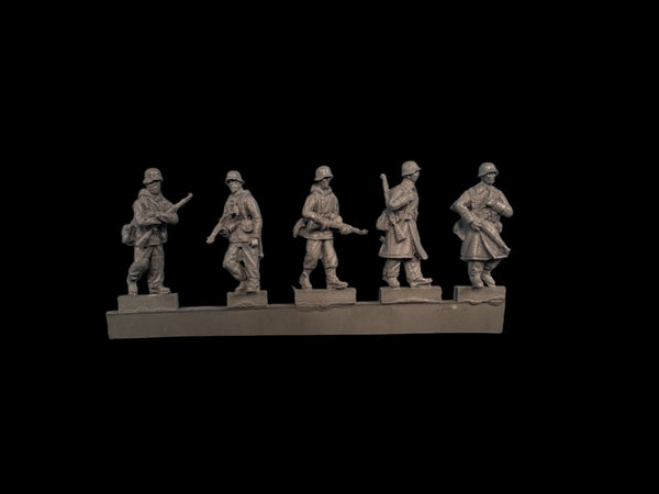 1/72 WWII Allied Soldiers, 5 Figures, Resin Model Figure Kit, Unassembled and Unpainted
