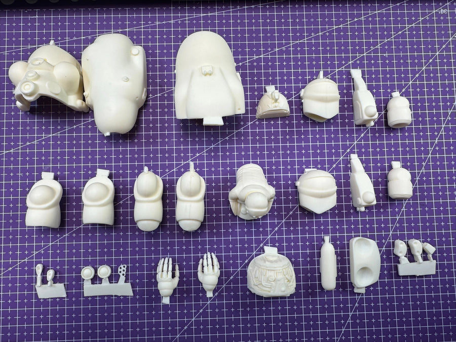 1/20 Casting Resin Model Assembly Kit, GK， Power Mech No. 8, Unpainted (Two Assembly Forms)