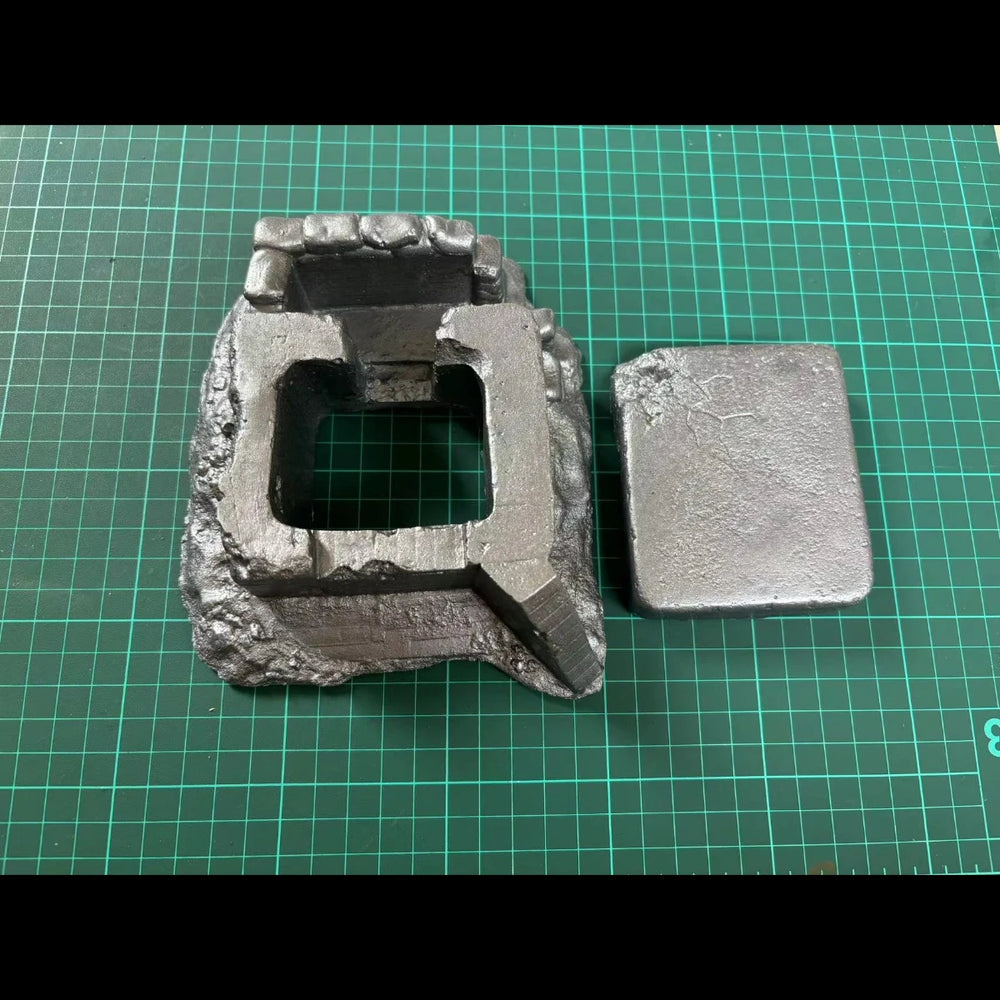 1/35 WWII German Fortified Corner Bunker, Resin Model Terrain Kit, Unpainted
