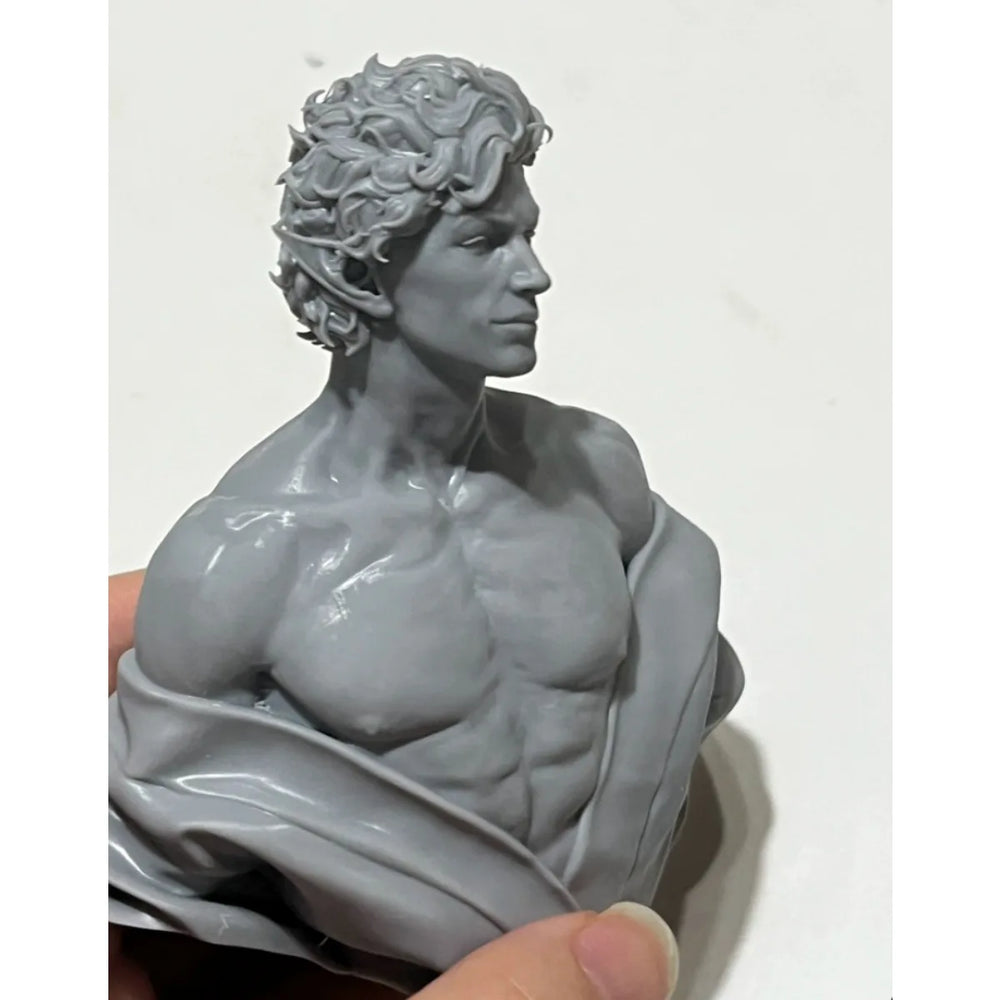 1/10 Classical Greco-Roman Male, Resin Model Bust Kit, Mythology Theme, Unassembled and Unpainted