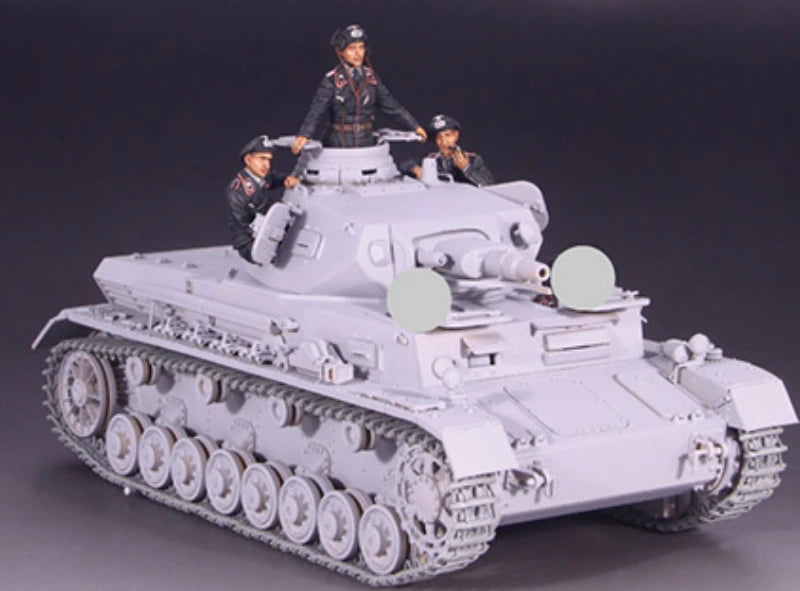 1/35 WWII Allied M4 Sherman Tank Crew, 3 Figures, Resin Model Figure Kit, Unassembled and Unpainted
