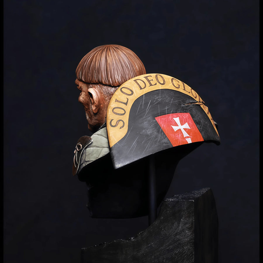 Fantasy Orc/Goblin Warrior Bust 1/9 Resin Kit - resin model view 2