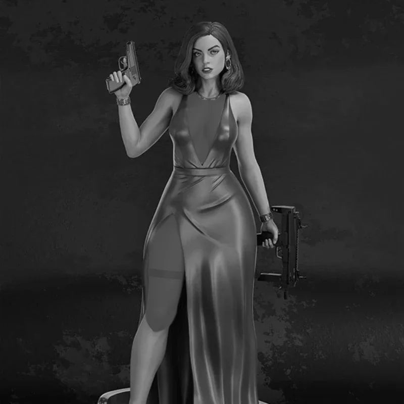 1/24 Agent 007 Bond Girl, Resin Model Figure Kit, Unassembled and Unpainted