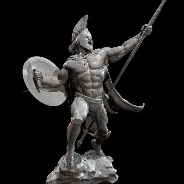 75mm Ancient Spartan, 3 Figures, Resin Model Figure Kit, Unassembled and Unpainted