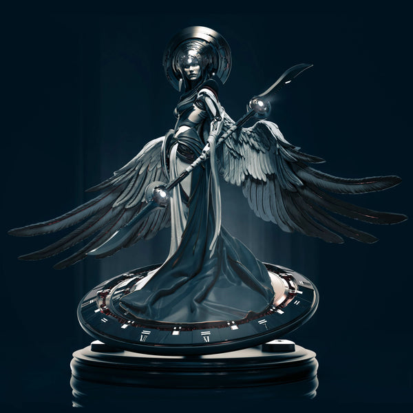 1/24 Winged Celestial Warrior, Resin Model Figure Kit, Fantasy Theme, Unassembled and Unpainted