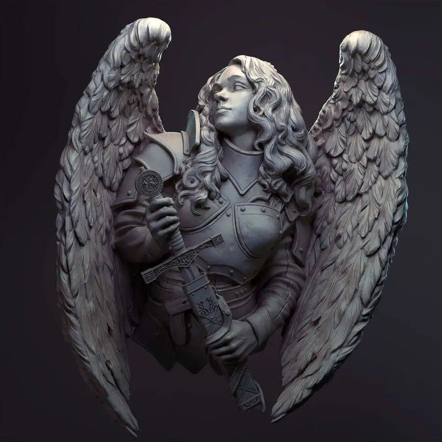 1/10 Battle Angel Warrior, Resin Model Figure Kit, Sci-Fi Theme, Unassembled and Unpainted