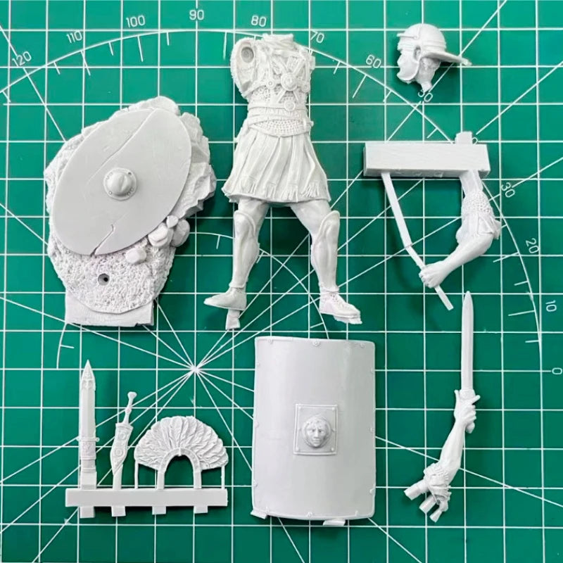 75mm Ancient Roman Centurion, Resin Model Figure Kit, Unassembled and Unpainted