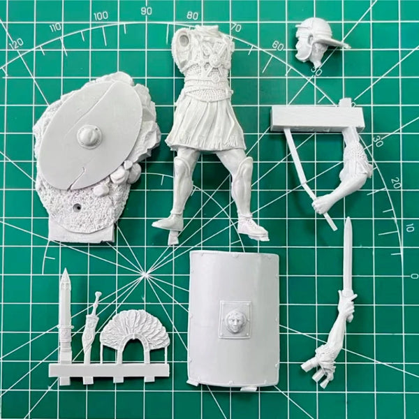 75mm Ancient Roman Centurion, Resin Model Figure Kit, Unassembled and Unpainted