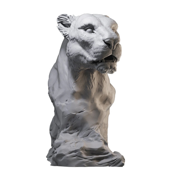 1/10 Cheetah Wildlife, Resin Model Bust Kit, Wildlife Theme, Unassembled and Unpainted