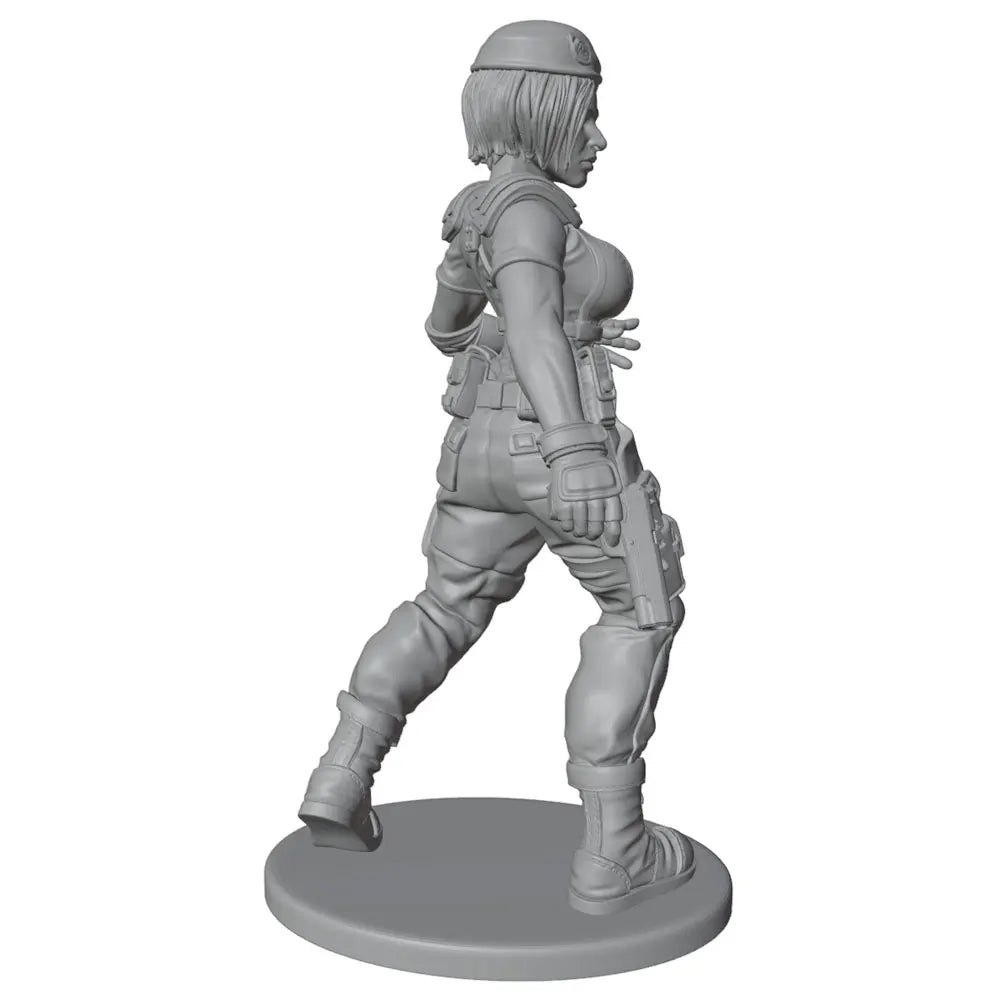 1/24 Modern Tactical Operator with Sidearm, Resin Model Figure Kit, Unassembled and Unpainted