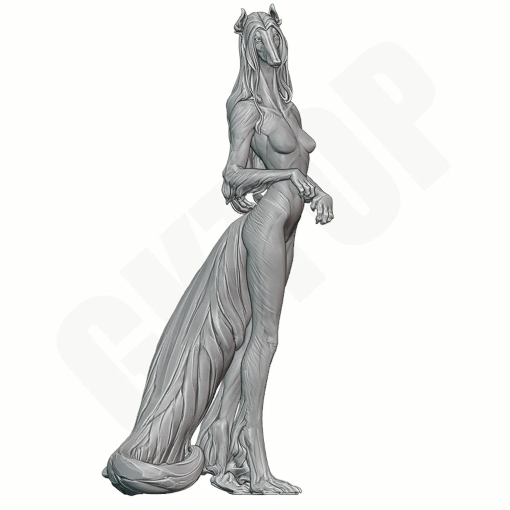 1/18 Fox Demon Spirit, Resin Model Figure Kit, Fantasy Theme, Unassembled and Unpainted