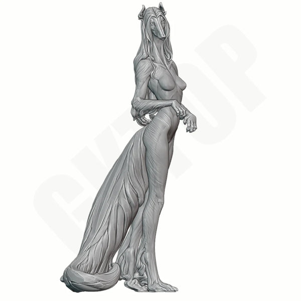 1/18 Fox Demon Spirit, Resin Model Figure Kit, Fantasy Theme, Unassembled and Unpainted