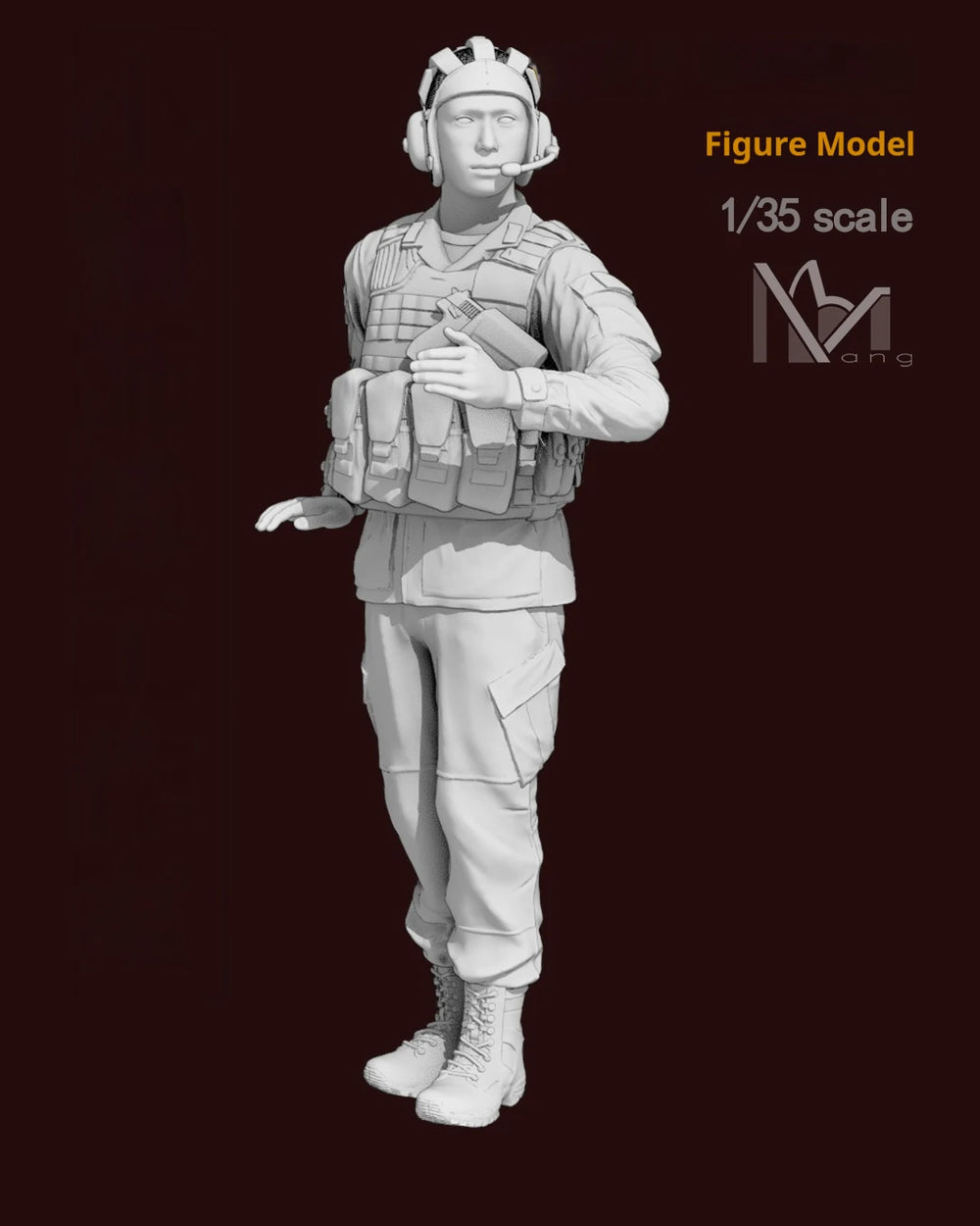 1/35 Modern Tank Crew, 6 Figures, Resin Model Vehicle Kit, Unassembled and Unpainted