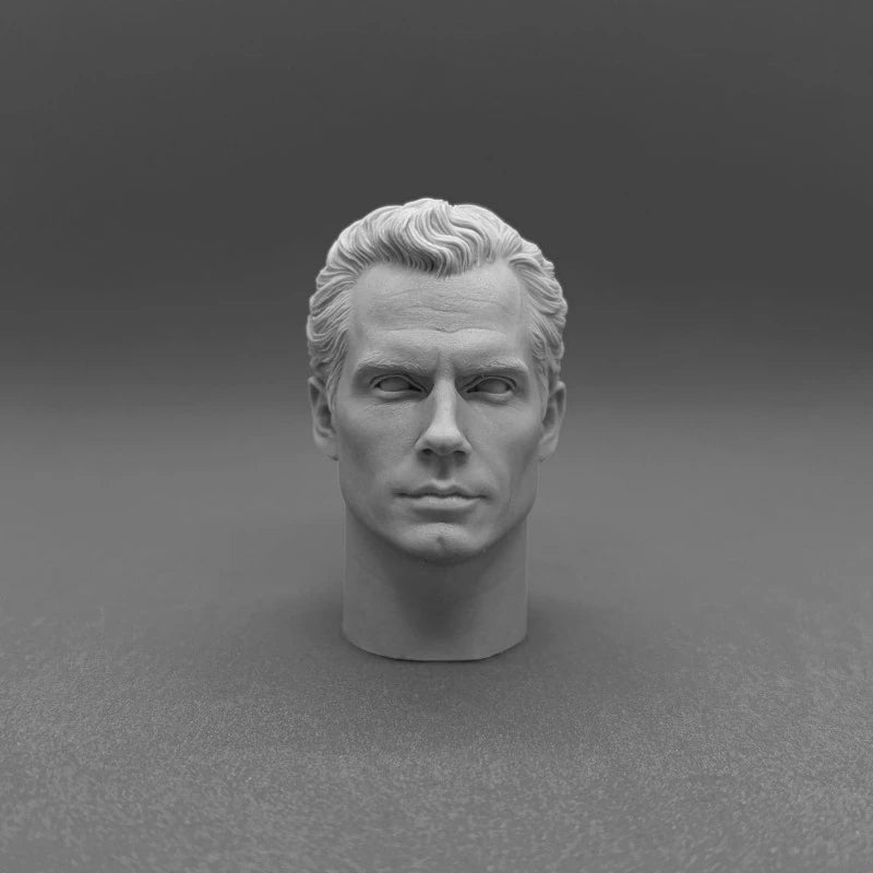 1/6 European-American Male Head, 27 Figures, Resin Model Bust Kit, Historical Theme, Unassembled and Unpainted