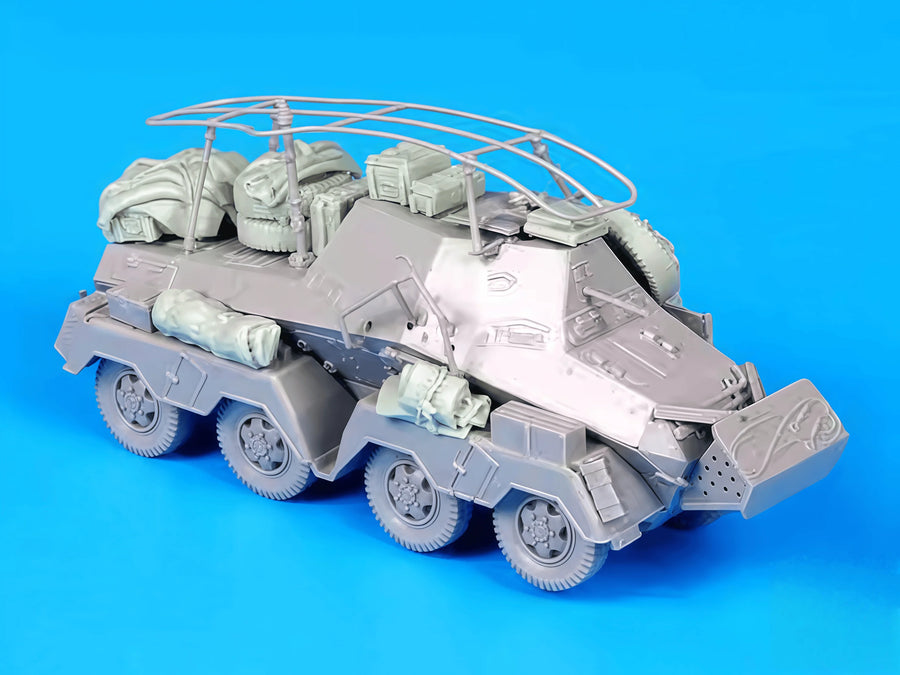 1/72 Casting Resin Model Assembly Kit, GK, Sd.Kfz.263 Armored Vehicle Package, Unpainted, Requires Assembly