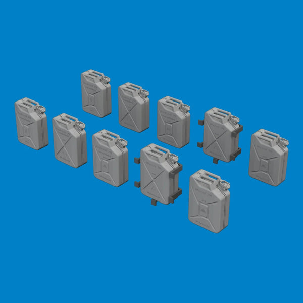 1/35 WWII German Jerry Cans, Resin Model Accessory Kit, Unpainted