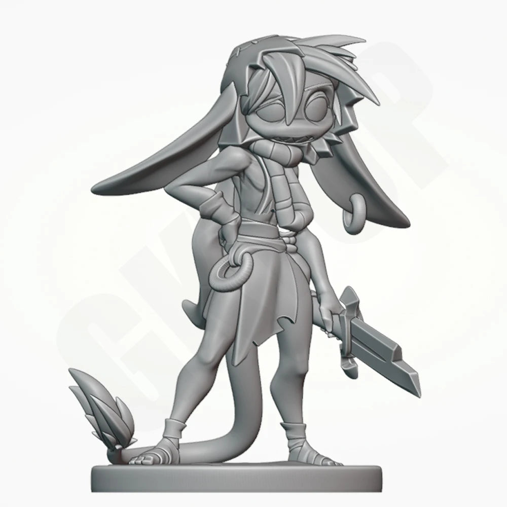 1/24 Nelachi, 6 Figures, Resin Model Figure Kit, Anime Theme, Unassembled and Unpainted