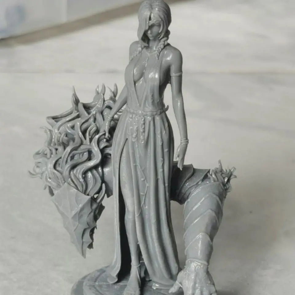 85mm Malika Female Fantasy, Resin Model Figure Kit, Fantasy Theme, Unassembled and Unpainted