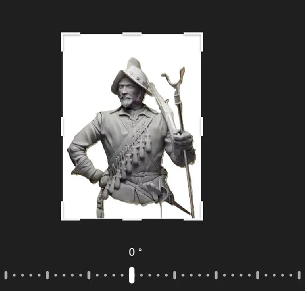 1/10 Medieval Renaissance Officer with Plumed Hat and Standard, Resin Model Figure Kit, Unassembled and Unpainted
