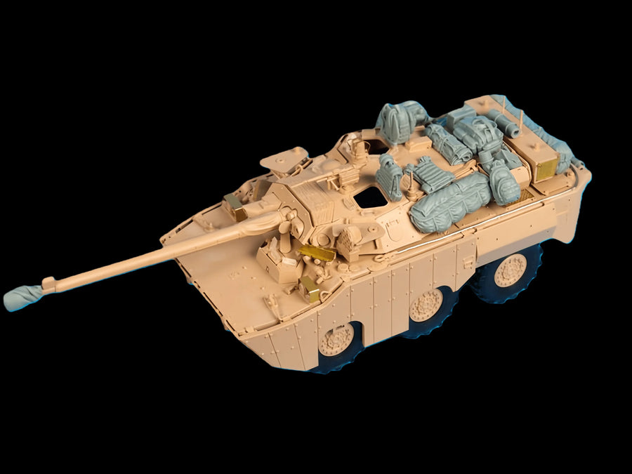 Modern French AMX-10 RCR Armored Car with Crew 1/35 Resin Vehicle Kit - resin model view 3