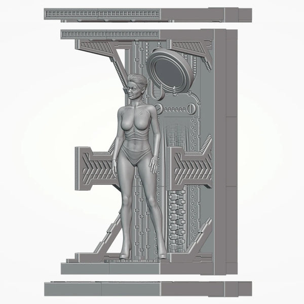 1/24 Tech Core Agent, Resin Model Figure Kit, Unassembled and Unpainted