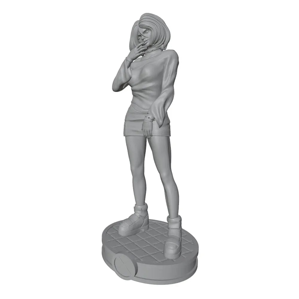 1/24 Sci-Fi Female Pilot, Resin Model Figure Kit, Unassembled and Unpainted