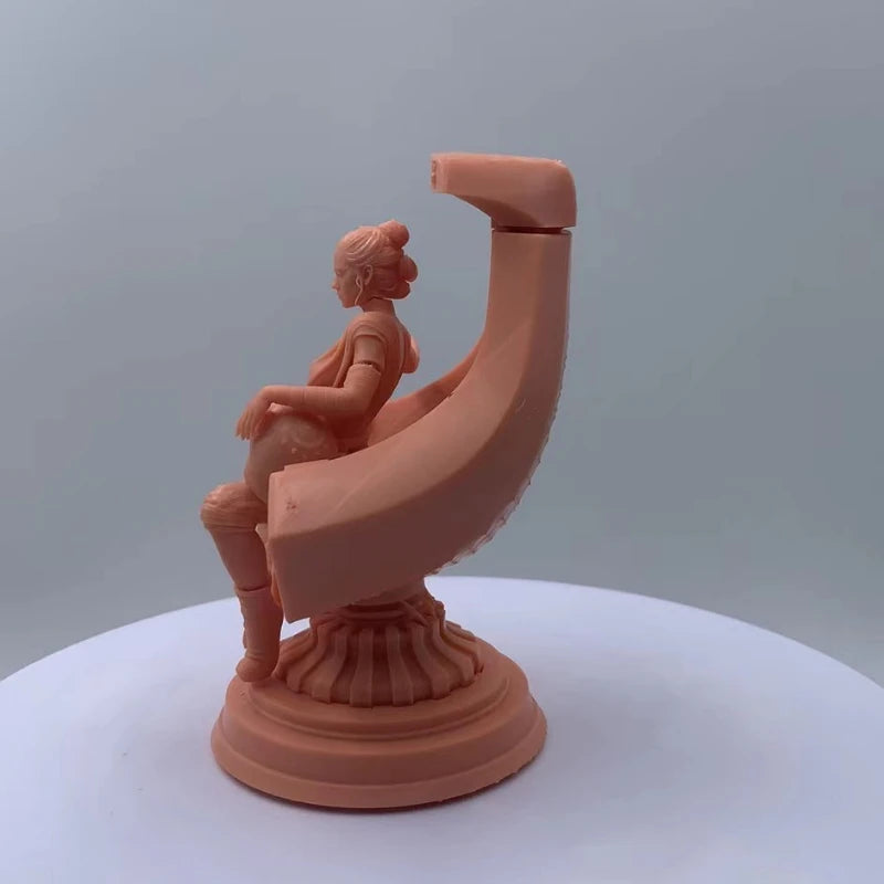 1/24 Female in Draped Robes, Resin Model Figure Kit, Sci-Fi Theme, Unassembled and Unpainted