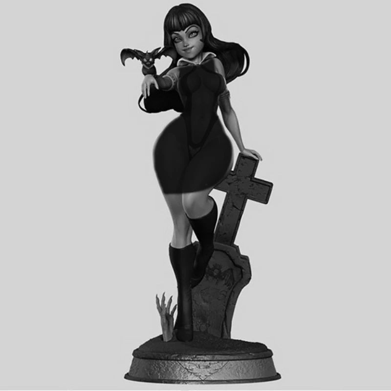 1/24 Cute Vampire Character, Resin Model Figure Kit, Fantasy Theme, Unassembled and Unpainted