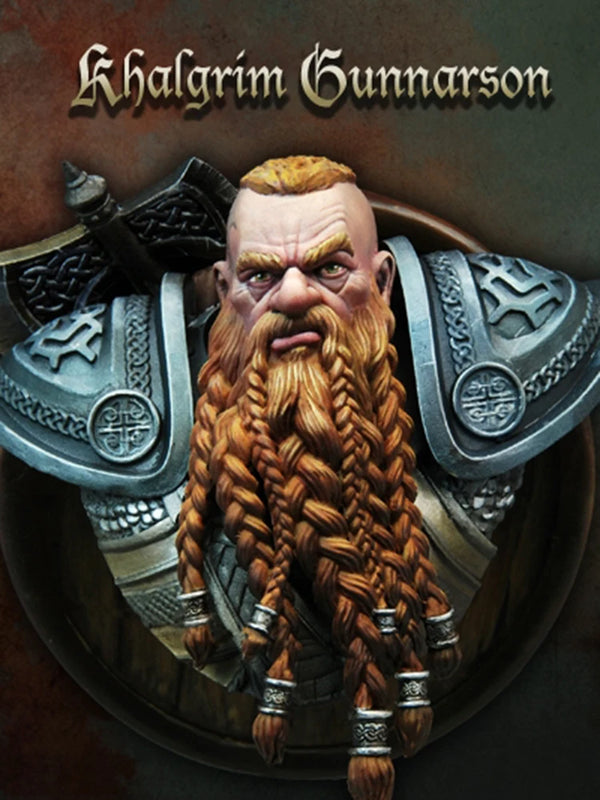 1/10 Viking Warrior, Resin Model Bust Kit, Fantasy Theme, Unassembled and Unpainted